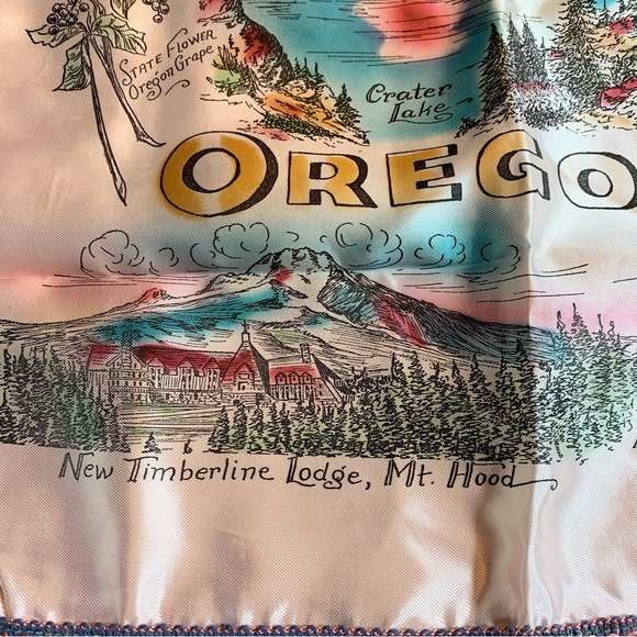 50s Oregon Souvenir Pillow Cover - Picture 8 of 12